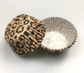 Leopard Animal Paper Muffin Cupcake Liners Cases Baking Cups 100 pcs,Standard Size 2x1.25inch - color: leopard
