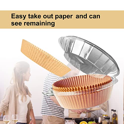 Large Air Fryer Liners Disposable Round, 10 Inch Parchment Liners - size: 10" Round