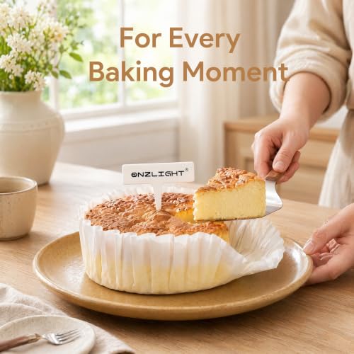 6 Inch 100 Sheets Precut Parchment Liners for Cheesecake & Basque, Non-Stick, Oven & Air Fryer Safe - size: 6 inch