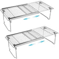 Orgneas Expandable Freezer Shelf Cooler Shelf Organizer 15.8"-22" - color: Thickened Expandable 2Packs