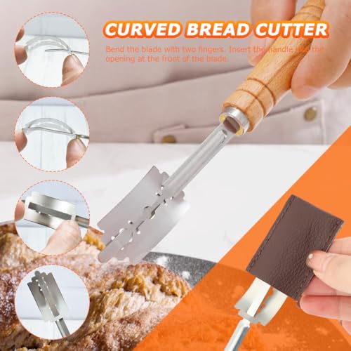 Baguette Pan Set, 4 Loaf Perforated French Bread Baking Pan Kit Set