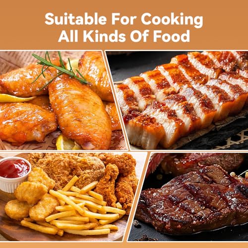 Koja 200-Pack Square Air Fryer Liners 8" - Parchment Paper Basket Liners - size: 8" Square 200-Pack