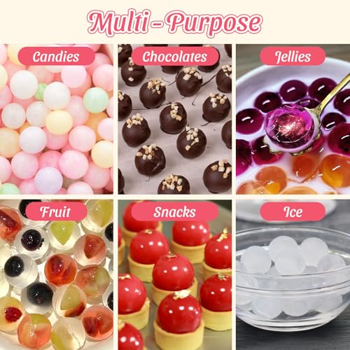 Small Chocolate Molds, 35-Cavity Silicone Semi-Sphere Candy Molds - color: Small 35 Cavity Semi-Sphere Mold