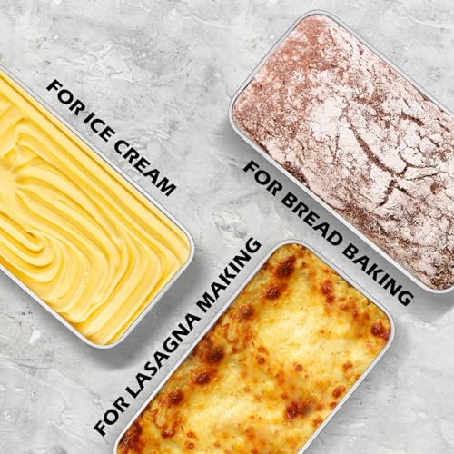 Leonyo Non-Toxic 9x5IN Stainless Steel Loaf Pan for Baking Bread, 4 Pack - size: Medium