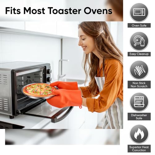 8 Pieces Silver Pizza Pans 8 Inch Bakeware - color: Silver, size: 8 Inch