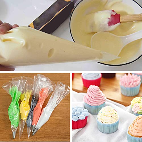 18 Inch Piping Bags 100 Pcs Disposable Pastry Bags Cake Decorating Bags - size: 18inch-100Pcs