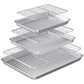Baking Sheet with Cooling Wire Rack Set - Stainless Steel Baking Sheet Pan - size: 16"，12"，10"