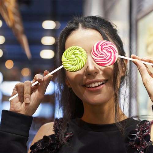 100 Pack 8 Inch White Lollipop Sticks,Long Paper Treat Sticks,White Paper Cake Pop Stick for Homemade Candy,Cupcake Toppers,Chocolate,Dessert (Dia 4mm) - size: 8 Inch (Pack of 100)