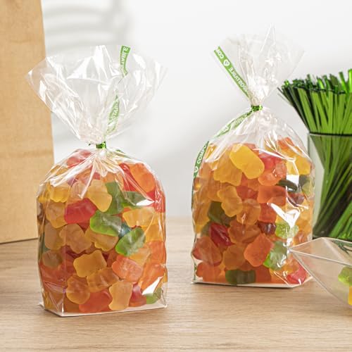 Restaurantware 3 x 2 x 8 In Clear Plastic Gusset Bread Bags, 100 Count - size: 3" x 2" x 8" - Wicker Dispensing