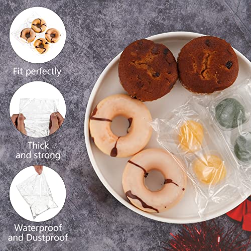MoloTAR || 200 Pcs 5''x 7'' Clear Resealable Cello/Cellophane Good for Bakery,Adhesive Treat, Candle, Soap, Cookie Poly Bags - size: 5''X 7''
