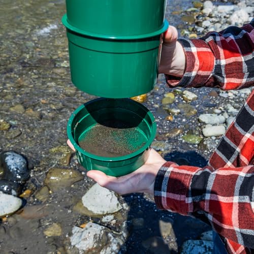 ASR Outdoor 20 Mesh Gold Panning Sifting Classifier Screen Mini 6 Inch - size: 20 Holes per Square Inch