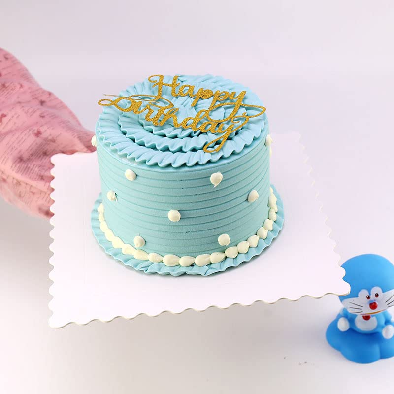 25 PCS 10 Inch Square White Cake Boards for 8 Inch Cakes, Mousse Display