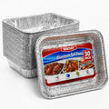 9x13 Aluminum Foil Pans 30pack, Disposable Half Size Tin Pans for Cooking - size: 9 x 13 without lids