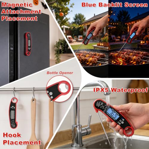 Meat Thermometer Digital, Instant Read Food Thermometer