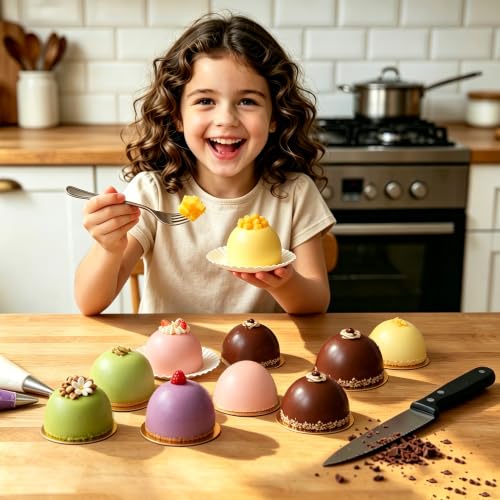 3D Ball Silicone Molds for Baking Mousse Cake, Silicone Baking Molds