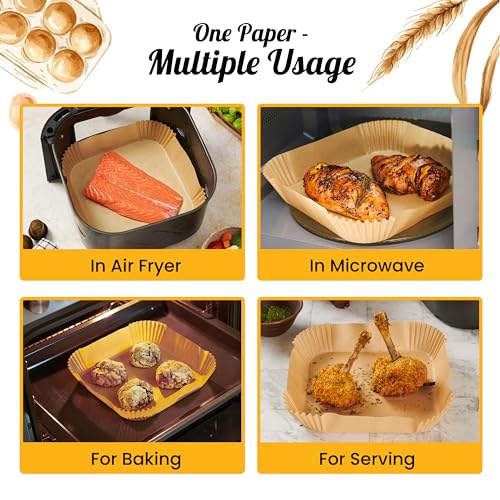 250 pcs Air Fryer Liners, Disposable Airfryer Paper Liners - color: 8" Square