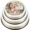 1/4" Thick Cake Drum 8 + 10 + 12 Inch (24 Pack) White, Silver, Gold, Black - color: White + Silver + Gold + Black, size: 8" + 10" + 12" (24 Pack)