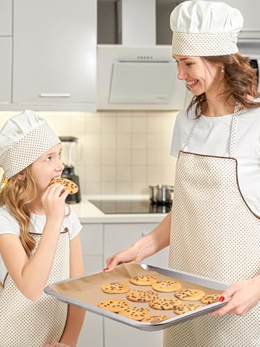 SMARTAKE 200 Pcs Parchment Paper Baking Sheets, 13x18 Inches, Non-Stick - size: 13" x 18"