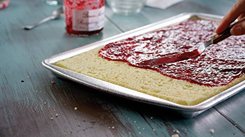 Doughmakers Jelly Roll Commercial Grade Aluminum Bake Pan 10 x 15 (Pack of 6) - size: 10" x 15" (Pack of 6), style: Jelly Roll Pan