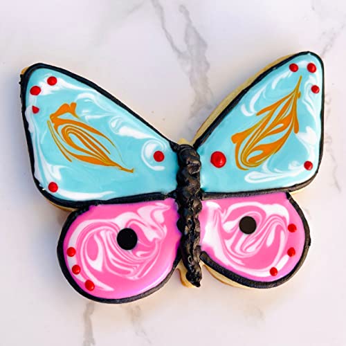 Ann Clark Cute Butterfly Cookie Cutter, 3" Made in USA - style: Cute 3" Butterfly