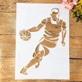 TIAMECH A4 Reusable Basketball Stencil for Painting - style: Basketball