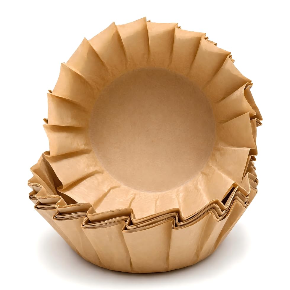 50Pcs 8 Inch Natural Unbleached Parchment Paper Rounds – Non-Stick Precut Baking Circles for Cake & Basque Cheesecake, Easy Peel & Clean Release - size: 8 inch