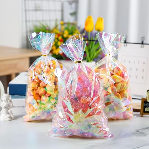 NPLUX Halloween Treat Bags, 100 Pack 6x10 in for Home Bakers - size: 6 x 10 inches