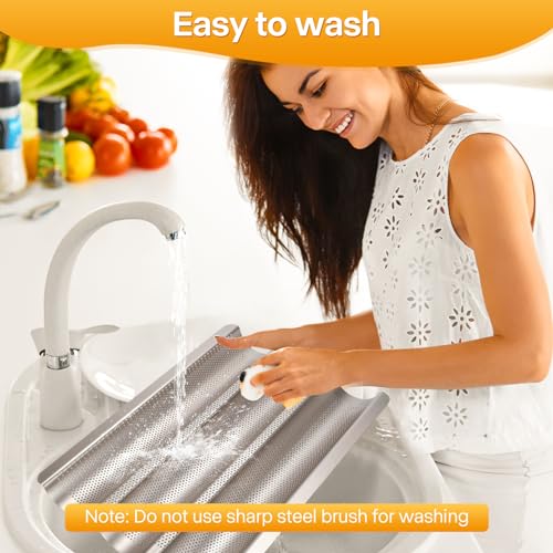 2-Pack Baguette Bread Pan, 3-Slot French Bread Baking Tray, Golden - color: Gold