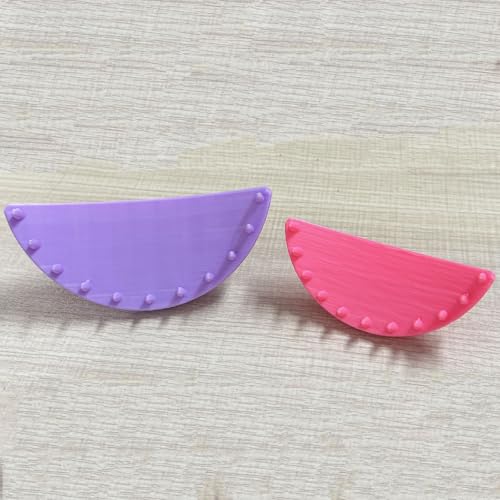 2 PCS Cake Arch Guide Tool, Cake Piping Guide Tool, Ruffle Guide Stencil, Cake Ruffle Marker for 6"-12" Cakes (One Large and One Small) - size: One Large and One Small