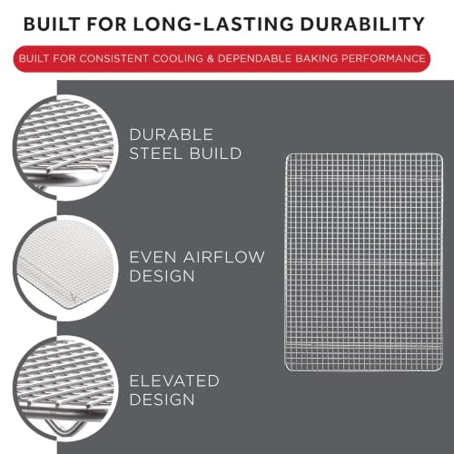 Winco Full Size Full-size Stainless Steel Sheet Pan Grate