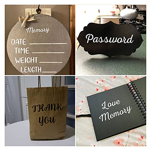 Alphabet Letter Stencils for Painting - 16 Pack Letter Number Stencil Templates for Wood, Cakes, Cookies and Crafts, Reusable Plastic Stencils for Chalkboard Wood Signs & Cakes Cookies Decorating - style: Classic