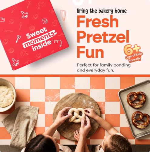 Baketivity Pretzel Kids Baking Kit with Pre-Measured Ingredients