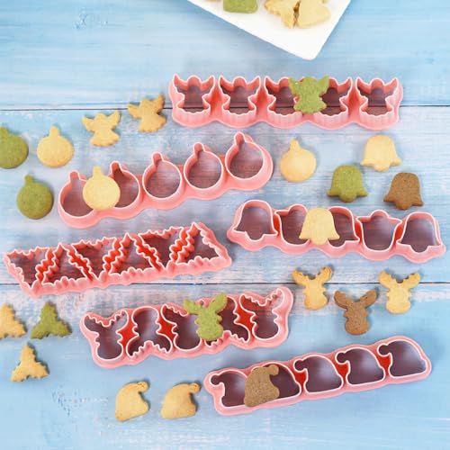 Mini Christmas Cookie Cutter for Pet Treats, Cute Homemade Snacks Cutters - color: Christmas-1