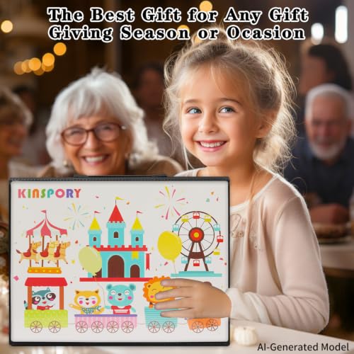 KINSPORY Art Set for Kids, 290 Pack Double-Side Easel Drawing Kits - Black - color: Black