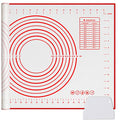 Silicone Baking Mat, Qidoe (20"x 28") Extra Thick Non Stick Baking Mat with Measurement Fondant Mat/Dough Rolling Mat/Counter Mat/Pizza Mat/Oven Liner/Pie Crust Mat Large Non Slip Cooking Pastry Mat - size: 20"L x 28"W