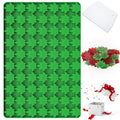 Marijuana Cannabis Hemp Leaf Silicone Molds with 70 Cavities Shaped for Pot Chocolate Candy Gummy, with Baking Scraper - color: Hemp Leaf