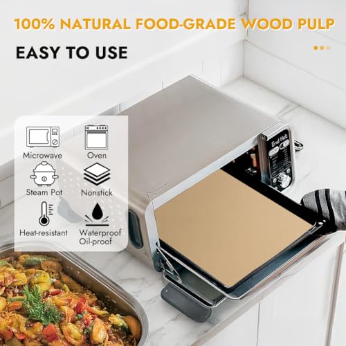 BYKITCHEN 12 Inch Air Fryer Parchment Paper Liners for Ninja SP151 SP101 - size: 120pcs-12x12inch