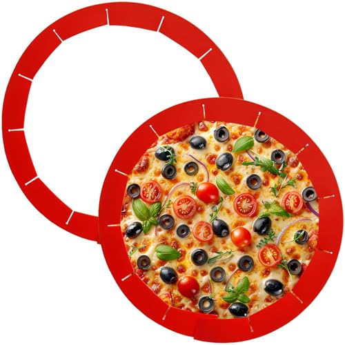 4PCS Adjustable Pie Crust Shields Baking Protectors, Silicone Cover Ring Fits 8-11.4 Inch Pies