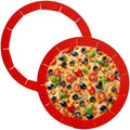 Adjustable Pie Crust Shields Baking Protectors, Silicone Cover Ring Fits 8-11.4 Inch Pies, Baking Pie Pizza Crust Shield Protector Cover for Edges (Red-2pcs) - color: Red-2pcs