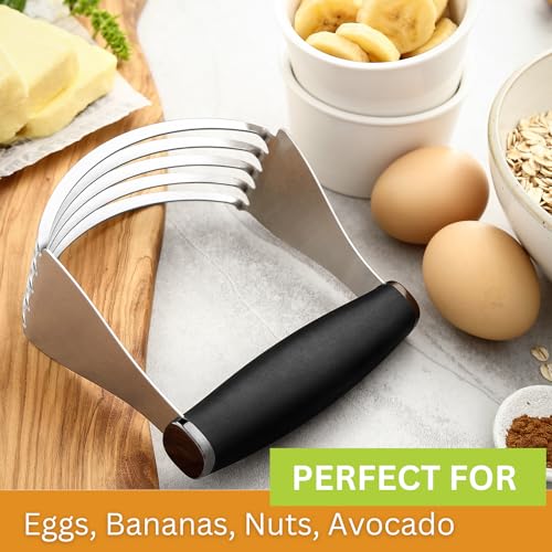 Spring Chef XL Pastry Blender, Durable Dough Blender For Baking - Black - color: Black, size: XL | Classic