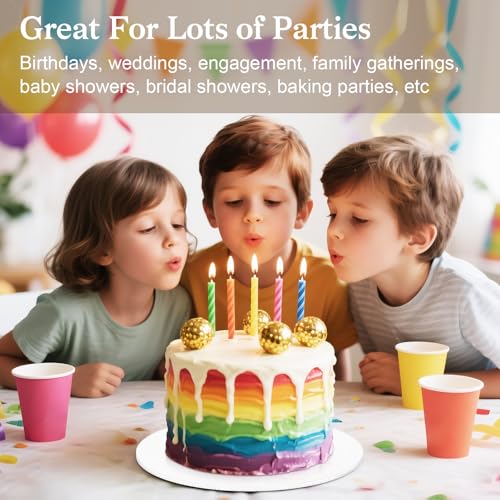 12 PCS Cake Boards 8 Inch Round, 8 Inch Cake Drums, 1/4" Thick Cake Drum, Cake Board Food Grade Cake Base, White Cake Cardboard Circles Bases para Pasteles for Wedding & Party & Pizza Desserts - size: 8 Inch