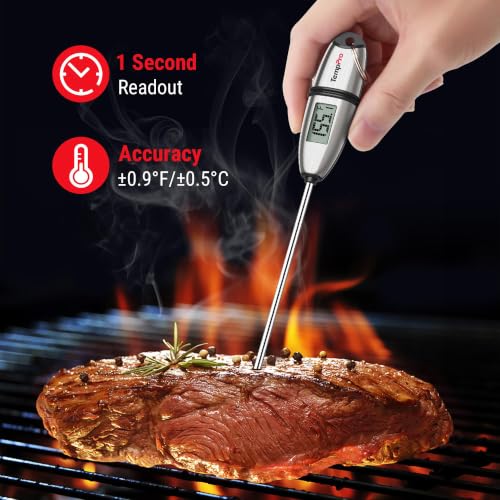 TempPro TempSwift 1 Sec Digital Food Thermometer for Kitchen Cooking - size: Digital