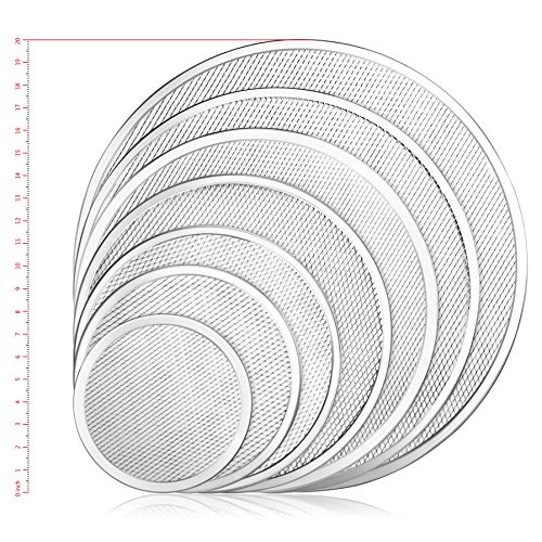 New Star Foodservice Seamless Aluminum Pizza Baking Screens, 20 Inch - size: 20-Inch