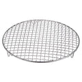 HARFINGTON Round Cooking Rack 10.4-inch 201 Stainless Steel Cross Wire Barbecue Grill Net with 20mm Legs for Cooking Baking Steaming BBQ - size: 10.4 Inch 0.07"