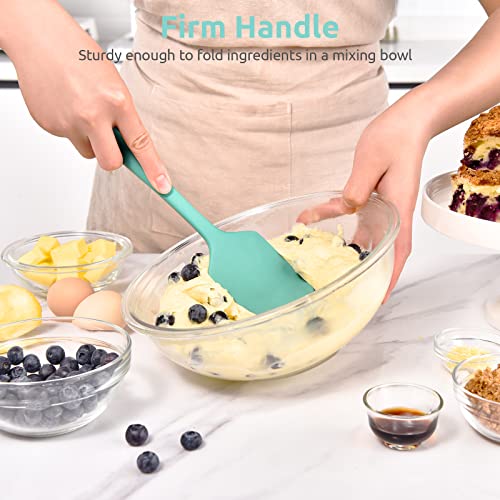 U-Taste Silicone Large Spatula, 600ºF High Temp Scraper, 11.38in, Aqua Sky - color: Aqua Sky, size: 11.38 in (large spatula)