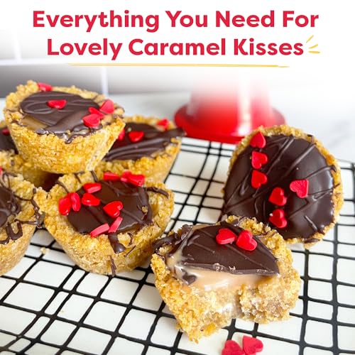 Baketivity Caramel Kisses Kids Baking Kit with Pre-Measured Ingredients - color: Caramel Kisses
