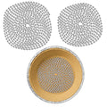 Ferraycle 2 Pcs Pie Weights Baking Beads Stainless Steel Chain,6 Ft, 10 Ft