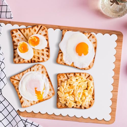 50 Pcs White Cake Boards, 14 x 10 Inch Rectangular Cardboard Cake Base, Scalloped Edges, Disposable Paper Cake Board for Elegant Dessert Presentation & Versatile Use - size: 50 Pcs White 14 x 10 Inch Rectangular