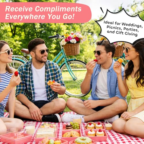 20Pcs Small Charcuterie Boxes with Clear Lids, Food Container, Pink - color: Pink 20