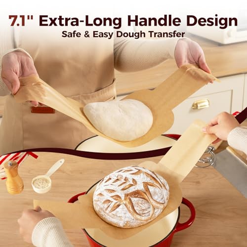 Parchment Paper Bread Sling for Dutch Oven Sourdough Baking 100 Pcs - color: 100 Pcs Oval